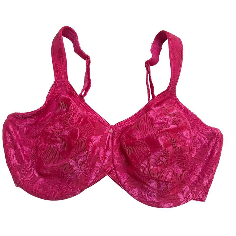 Wacoal Awareness Full Figure Bra sz 36DD Pink Underwire Bra Wacoal 85567